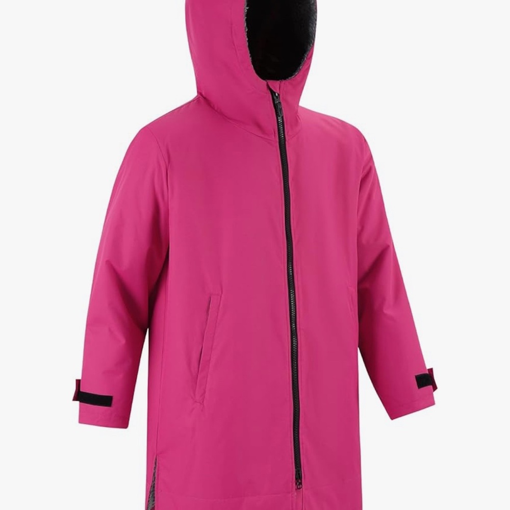 Kids Pink Swim Parka